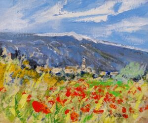 MORMOIRON, MONT VENTOUX ET COQUELICOTS
